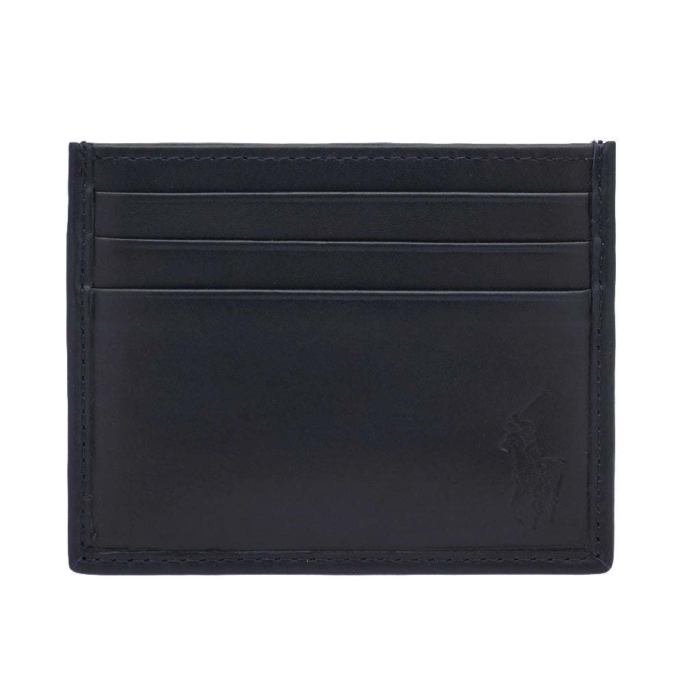 Polo Classic Slim Black Leather Card Holder