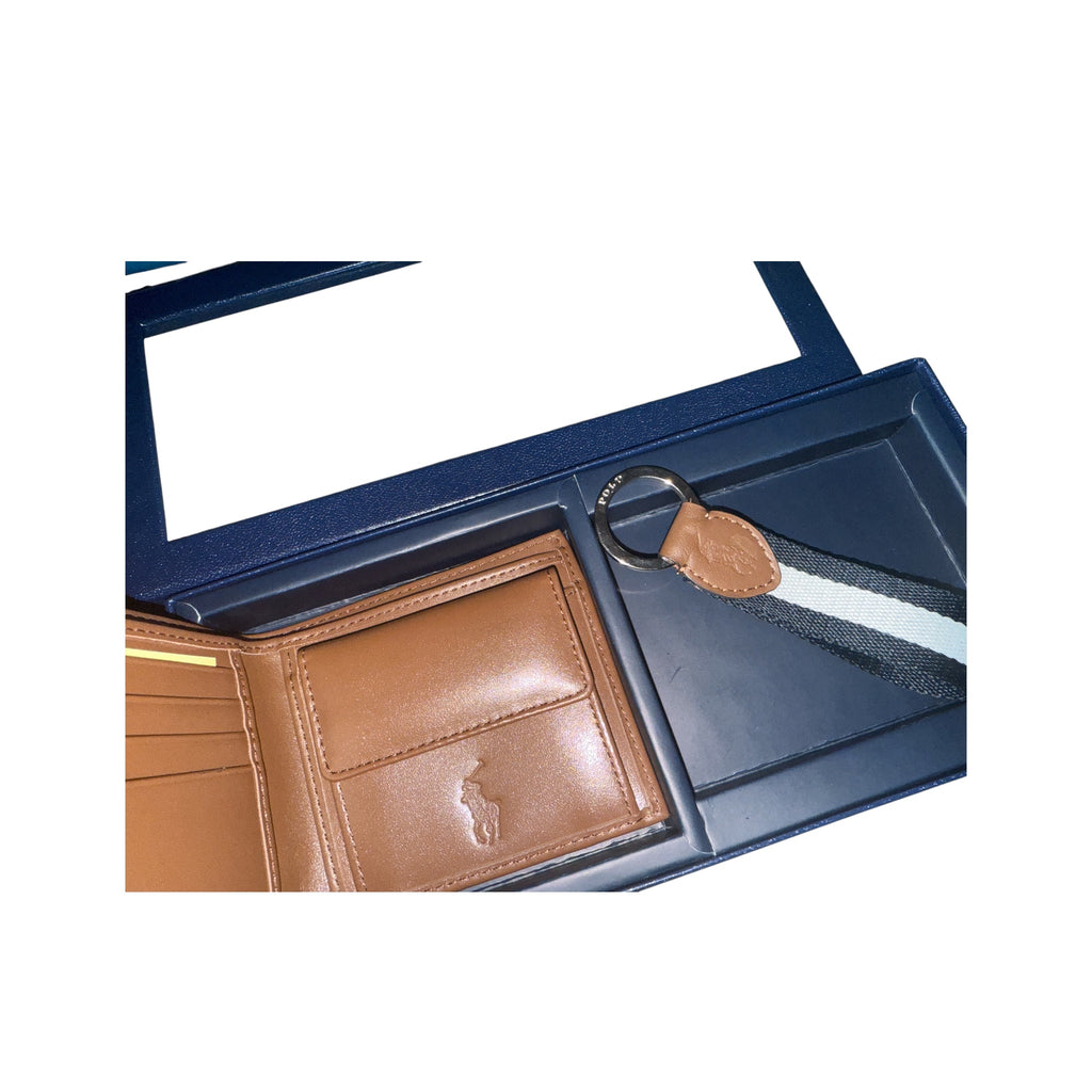 Polo Wallet & Keychain Gift Set