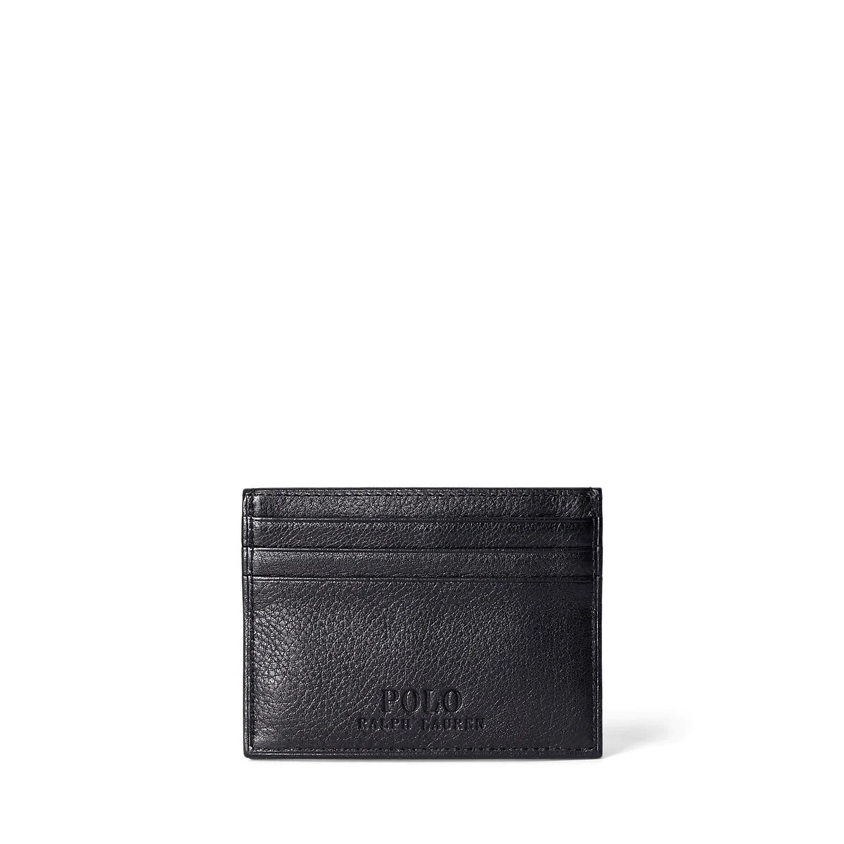 Polo Pebble Leather Card Holder