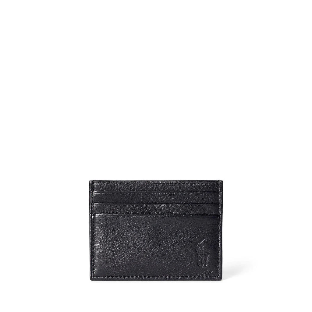 Polo Pebble Leather Card Holder