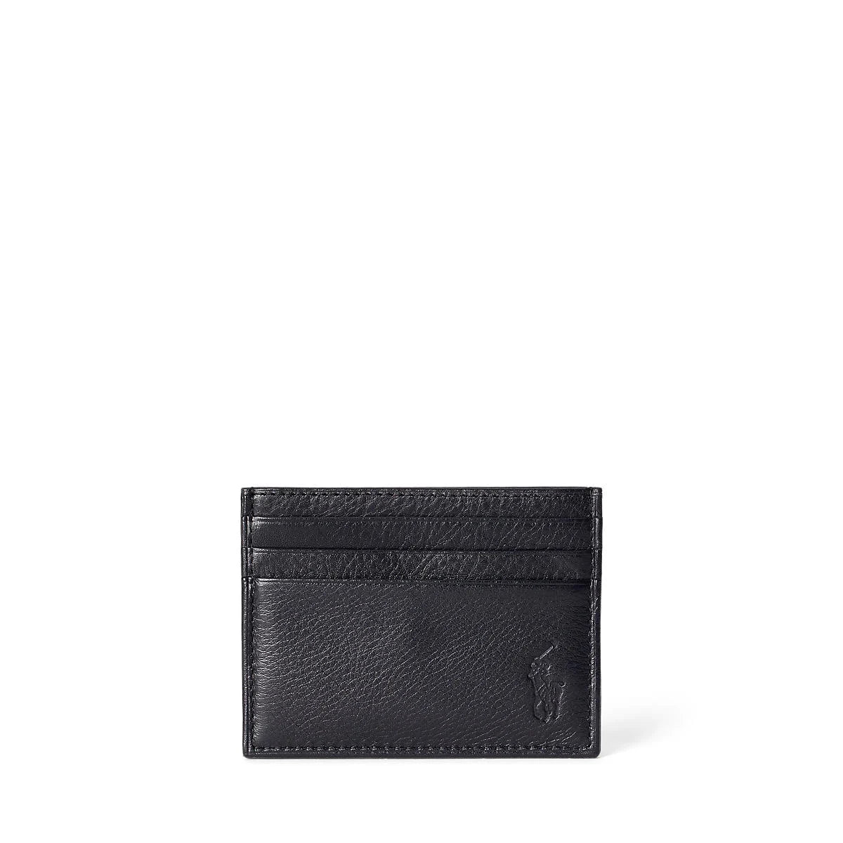 Polo Pebble Leather Card Holder